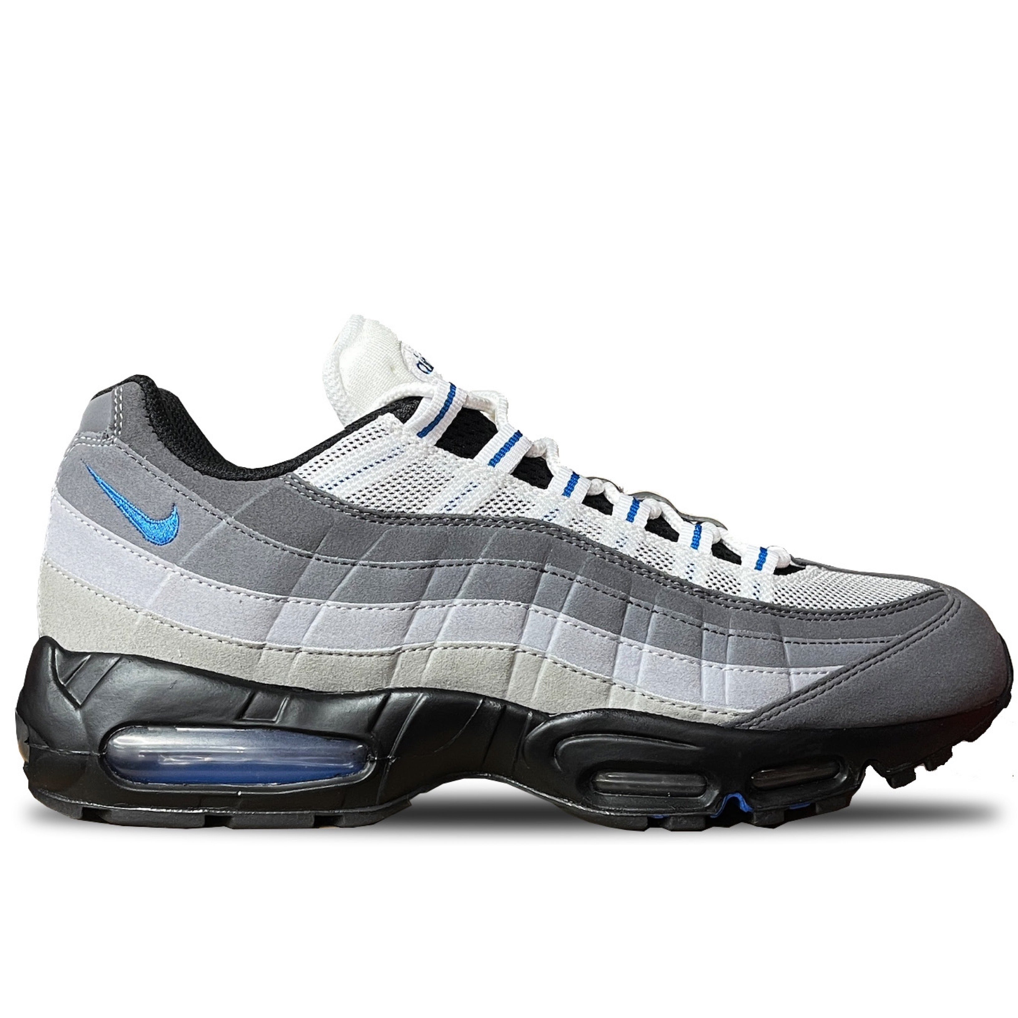 Used Air Max 95 SI Grey/White/Blue – LATESTLACES