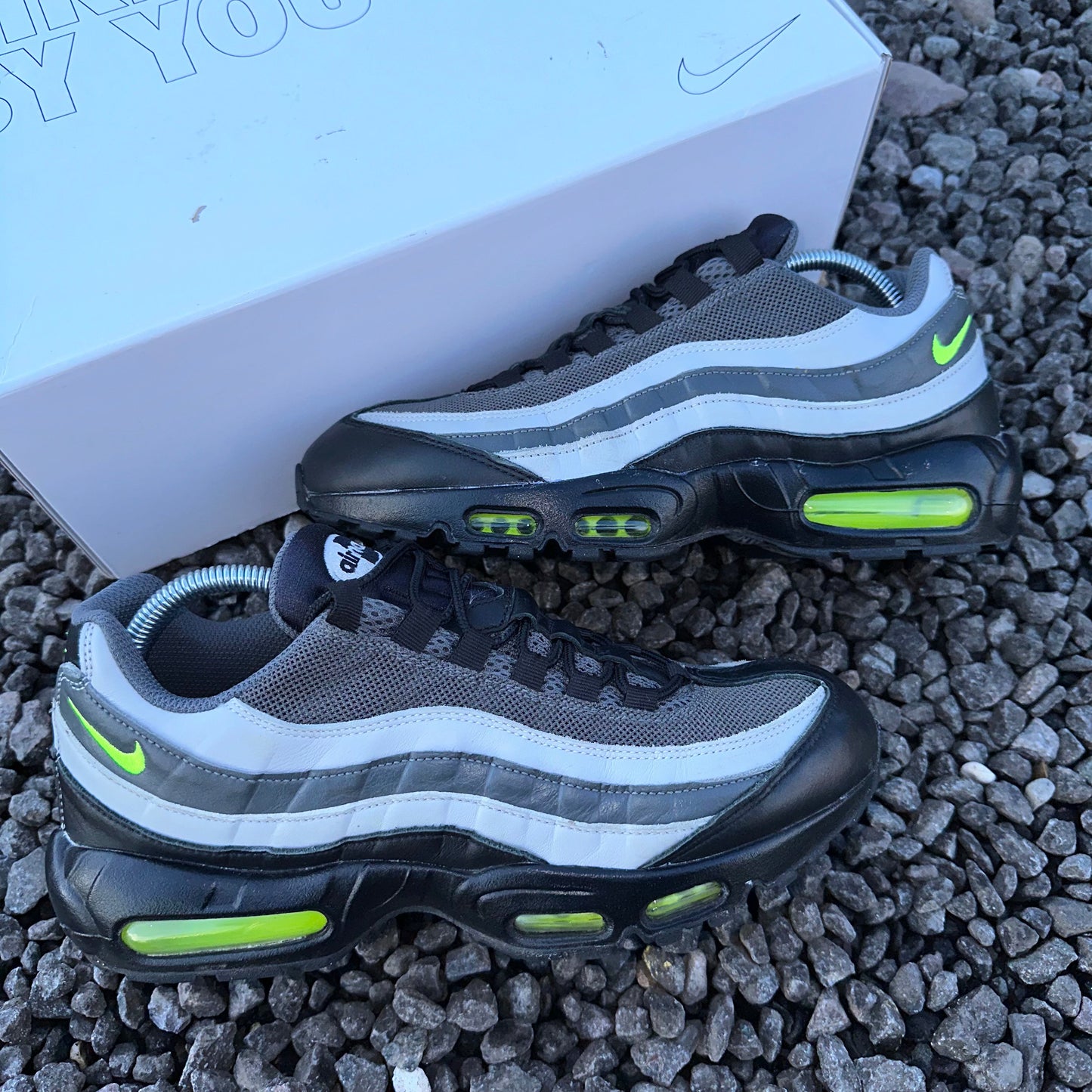 Used Air Max 95 By You Leather Black/Neon/Grey (2020)
